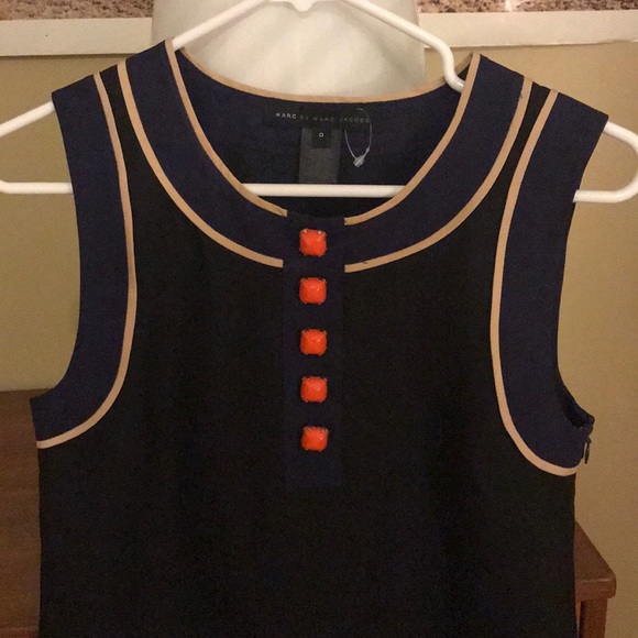 Marc by Marc Jacobs Silk Dress Sz 0 - Picture 2 of 6